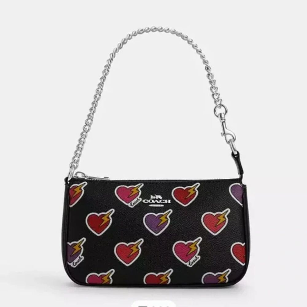 NWT Coach Nolita 19 With Star/Heart Bolt Print CW409/CW452